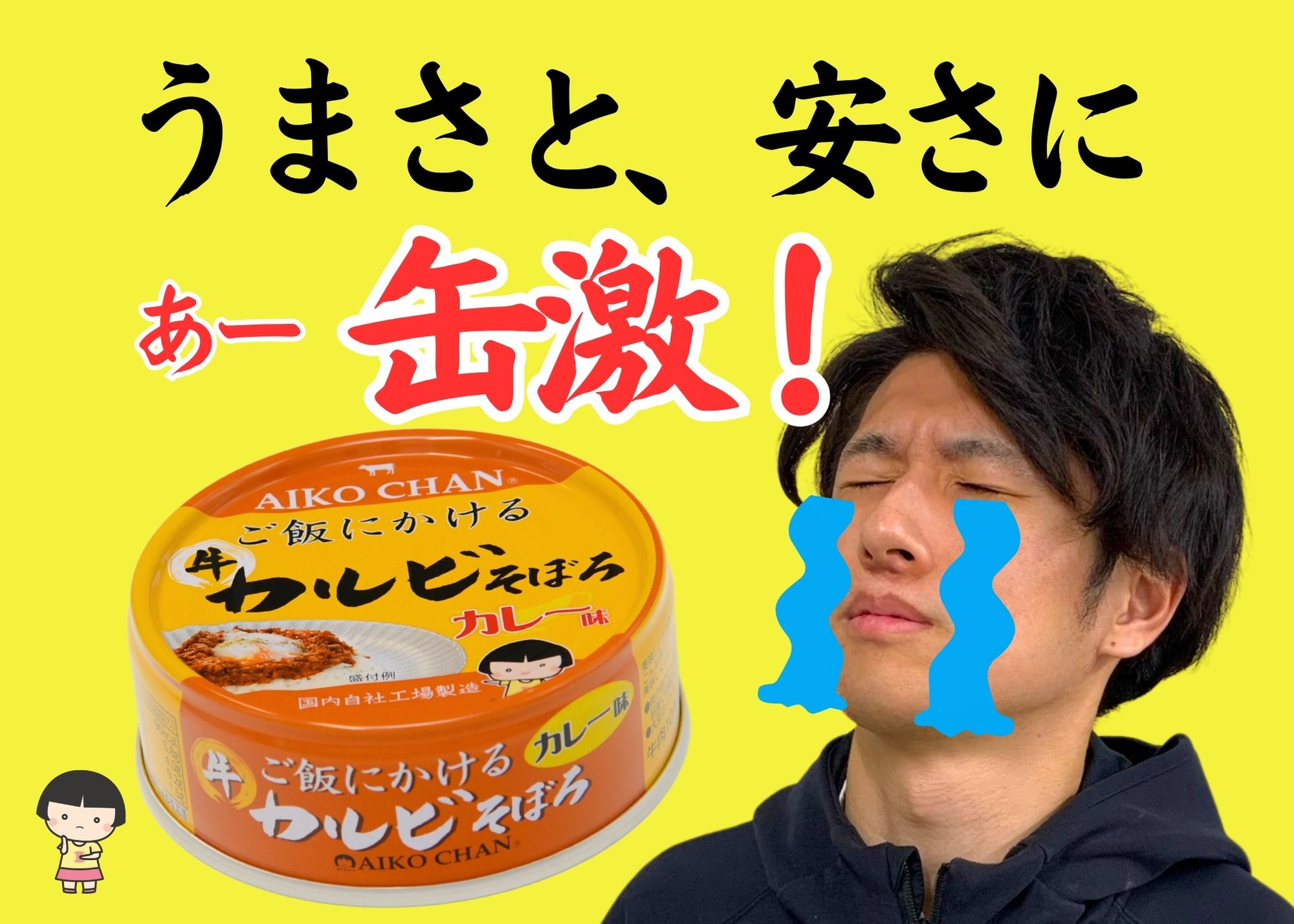 40％OFF】あいこちゃん ご飯にかける 牛カルビそぼろカレー味 60g×24缶